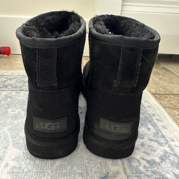UGG Black Classic Mini with Plush Lining - Picture 3 of 3